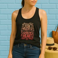 Give Thanks With A Grateful Heart Sign Womens Tank Top