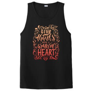 Give Thanks With A Grateful Heart Sign PosiCharge Competitor Tank