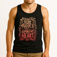 Give Thanks With A Grateful Heart Sign Tank Top