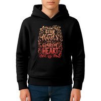 Give Thanks With A Grateful Heart Sign Kids Hoodie