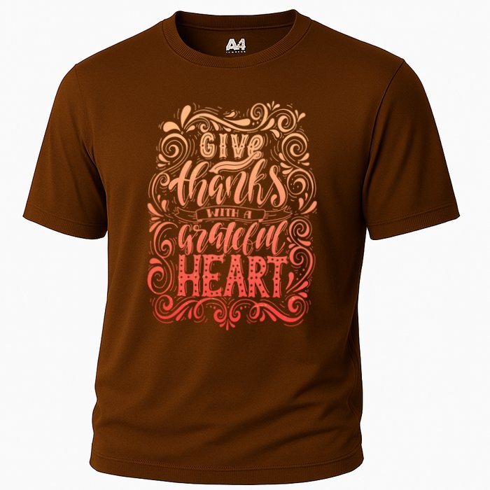 Give Thanks With A Grateful Heart Sign Performance Shirt