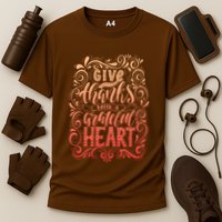 Give Thanks With A Grateful Heart Sign Performance Shirt