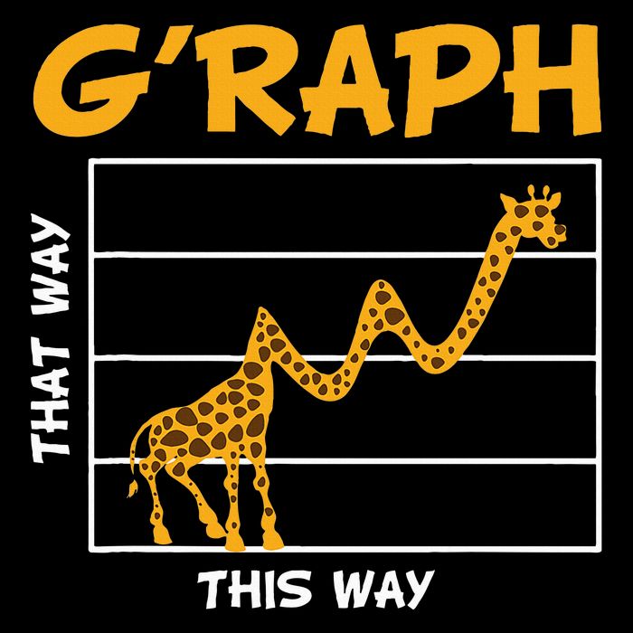 GRaph This Way That Way Wildlife Funny Math Teacher Giraffe Mousepad