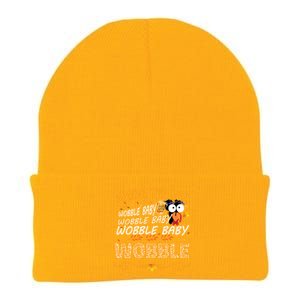 Gobble Till You Wobble Wobble Turkey Gift Knit Cap Winter Beanie