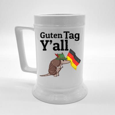 Guten Tag Yall Texas Armadillo German Flag Hat Beer Stein