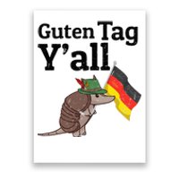 Guten Tag Yall Texas Armadillo German Flag Hat Poster