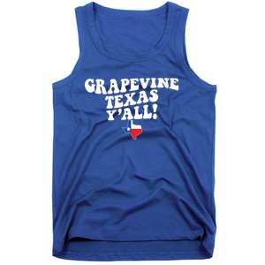 Grapevine Texas YAll Tx Southern Accent Vacation Gift Tank Top