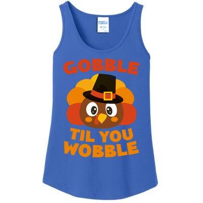 Gobble Til You Wobble Meaningful Gift Thanksgiving Day Cute Gift Funny Gift Ladies Essential Tank