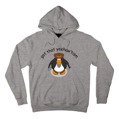 Got That Yeehawtism Penguin Cowboy Tall Hoodie