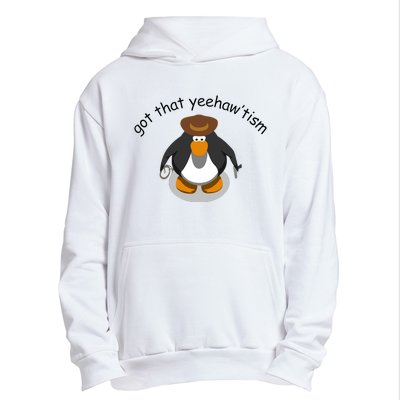 Got That Yeehawtism Penguin Cowboy Urban Pullover Hoodie