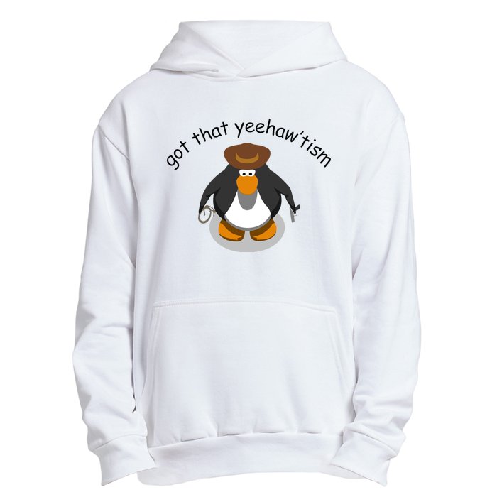 Got That Yeehawtism Penguin Cowboy Urban Pullover Hoodie