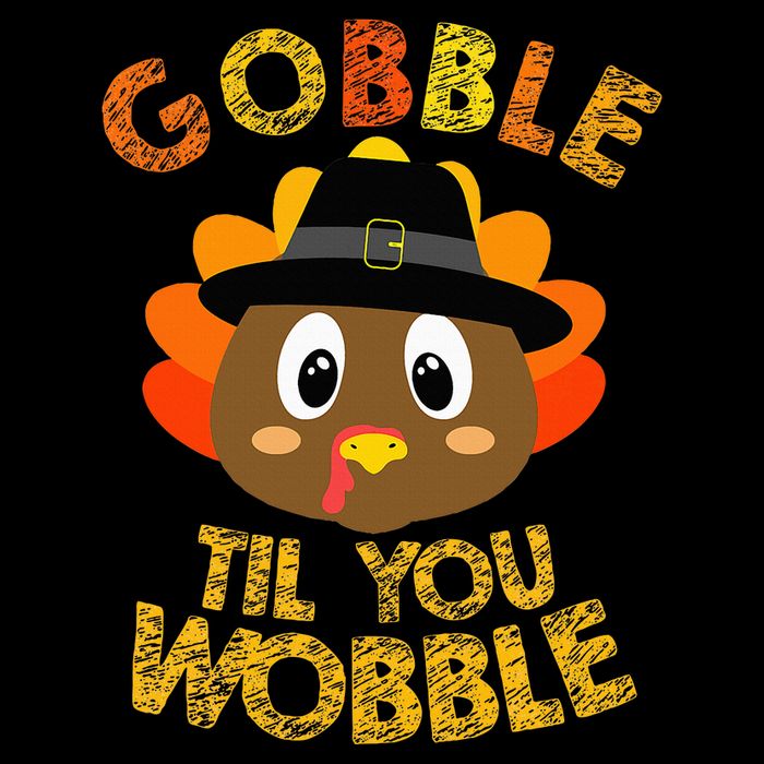 Gobble Til You Wobble Thanksgiving Magnet