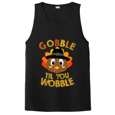 Gobble Til You Wobble Thanksgiving PosiCharge Competitor Tank