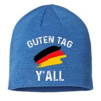 Guten Tag YAll German Flag Funny Oktoberfest Sustainable Beanie