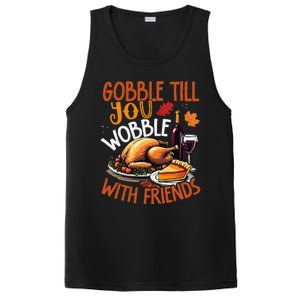 Gobble Till You Wobble With Friends Funny Turkey & Pie PosiCharge Competitor Tank