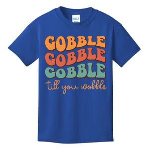 Gobble Till You Wobble Cool Gift Kids T-Shirt