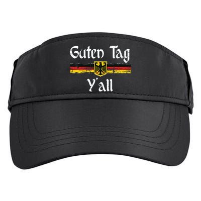 Guten Tag YAll Oktoberfest German Flag Eagle Prost Adult Drive Performance Visor