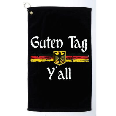 Guten Tag YAll Oktoberfest German Flag Eagle Prost Golf Towel