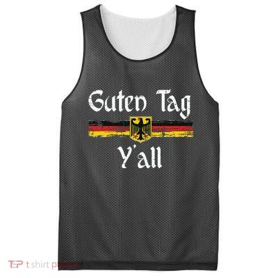 Guten Tag YAll Oktoberfest German Flag Eagle Prost Mesh Reversible Basketball Jersey Tank