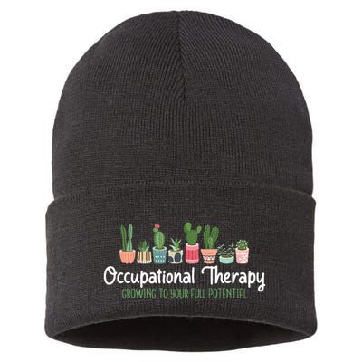 Growing To Your Full Potential Occupational Therapist Ota Sustainable Knit Beanie