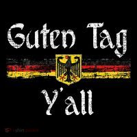 Guten Tag YAll Oktoberfest German Flag Eagle Prost Flatbill Hat