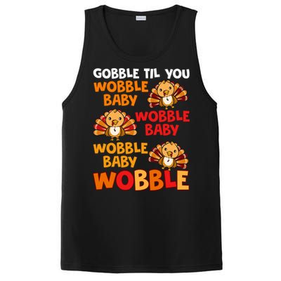 Gobble Til You Wobble Funny Gift PosiCharge Competitor Tank