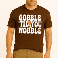 Gobble Til You Wobble Funny Thanksgiving Performance Shirt