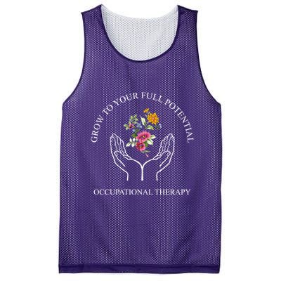 Grow To Your Full Potential Occupational Therapy Mesh Reversible Basketball Jersey Tank