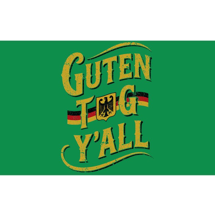 Guten Tag YAll German Flag Oktoberfest Bumper Sticker