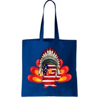 Gobble Till You Wobble Funny American Flag Thanksgiving Meaningful Gift Tote Bag