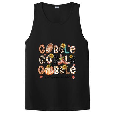 Gobble Till You Wobble Funny Thanksgiving Wobble Wobble Gift PosiCharge Competitor Tank