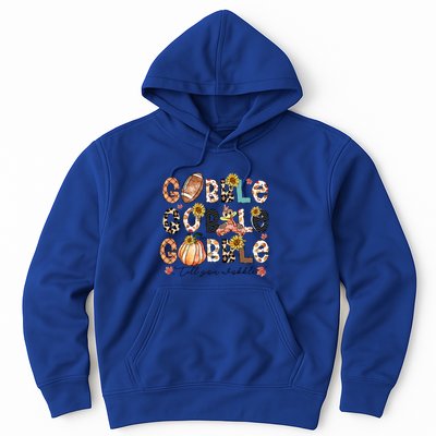 Gobble Till You Wobble Funny Thanksgiving Wobble Wobble Gift Hoodie