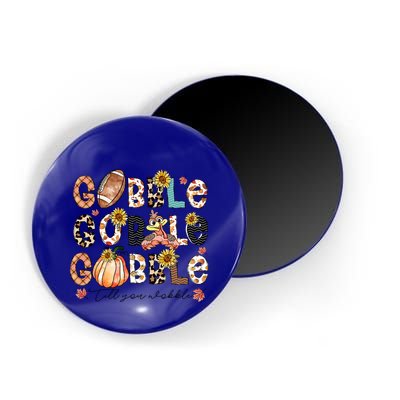 Gobble Till You Wobble Funny Thanksgiving Wobble Wobble Gift Magnet
