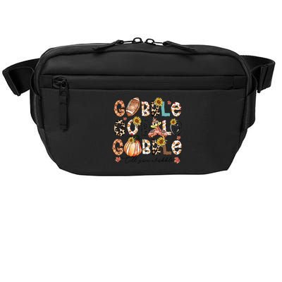 Gobble Till You Wobble Funny Thanksgiving Wobble Wobble Gift Crossbody Pack