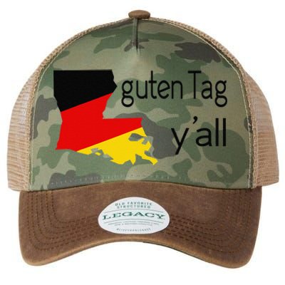 Guten Tag YAll Bavaria Louisiana Oktoberfest Tag Yall Legacy Tie Dye Trucker Hat