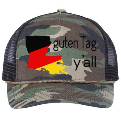 Guten Tag YAll Bavaria Louisiana Oktoberfest Tag Yall Retro Rope Trucker Hat Cap