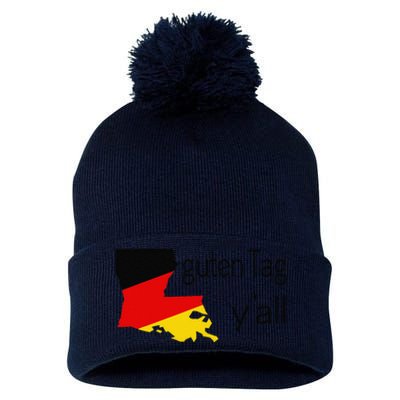 Guten Tag YAll Bavaria Louisiana Oktoberfest Tag Yall Pom Pom 12in Knit Beanie