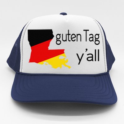 Guten Tag YAll Bavaria Louisiana Oktoberfest Tag Yall Trucker Hat