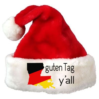 Guten Tag YAll Bavaria Louisiana Oktoberfest Tag Yall Premium Christmas Santa Hat