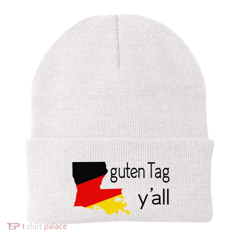 Guten Tag YAll Bavaria Louisiana Oktoberfest Tag Yall Beanie