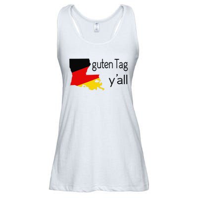 Guten Tag YAll Bavaria Louisiana Oktoberfest Tag Yall Ladies Essential Flowy Tank