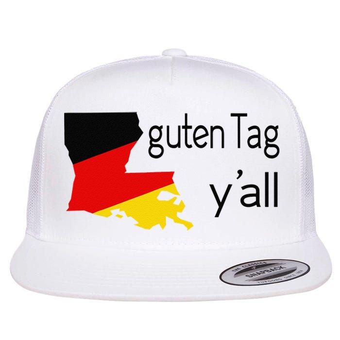 Guten Tag YAll Bavaria Louisiana Oktoberfest Tag Yall Flat Bill Trucker Hat