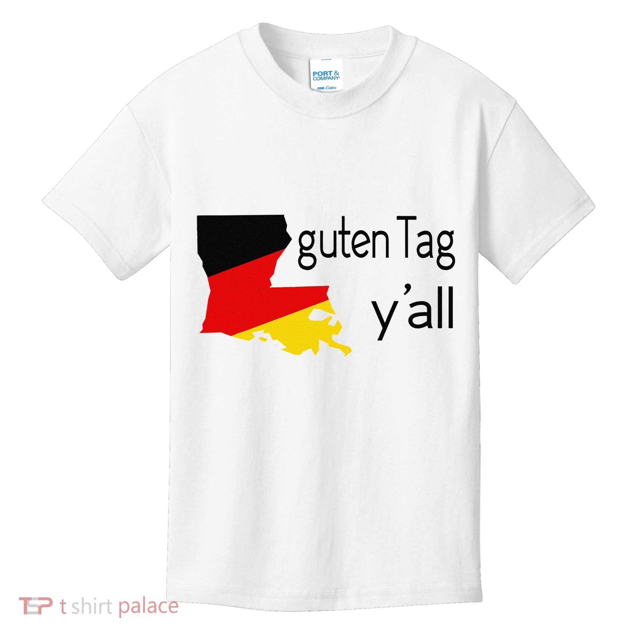 Guten Tag YAll Bavaria Louisiana Oktoberfest Tag Yall Kids T-Shirt