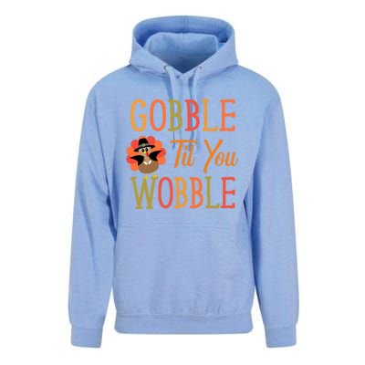 Gobble Til You Wobble Gift Unisex Surf Hoodie