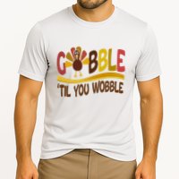Gobble Til You Wobble Thanksgiving Funny Cooling Performance Crew T-Shirt