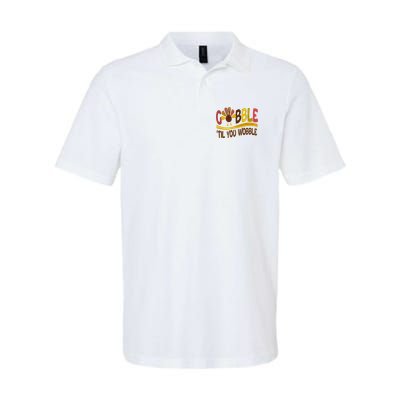Gobble Til You Wobble Thanksgiving Funny Polo