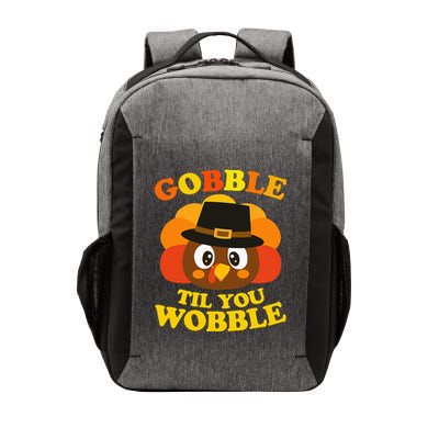 Gobble Til You Wobble Baby Outfit Thanksgiving Vector Backpack
