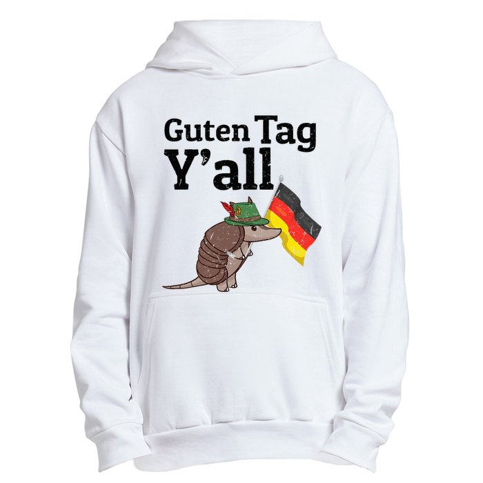 Guten Tag YAll Texas Armadillo German Flag Hat Urban Pullover Hoodie