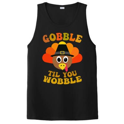 Gobble Til You Wobble Thanksgiving Day PosiCharge Competitor Tank