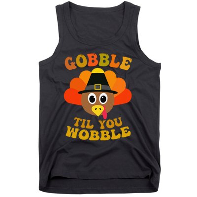 Gobble Til You Wobble Thanksgiving Day Tank Top